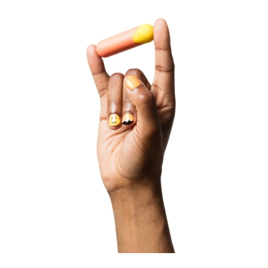 ROMP - RIOT MULTIFUNKTIONS-VIBRATIONSKUGEL ORANGE + GELB
